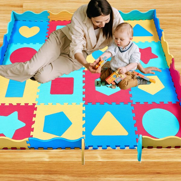 suelos acolchados y puzzles para bebés