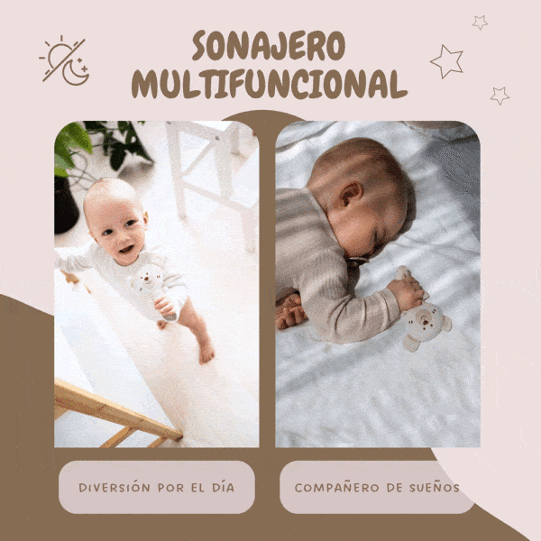 Sonajero Bebe 0-3 meses Osito Peluche Algodón Suave Juguetes 3-6 Regalo Recién Nacido Niño Niña