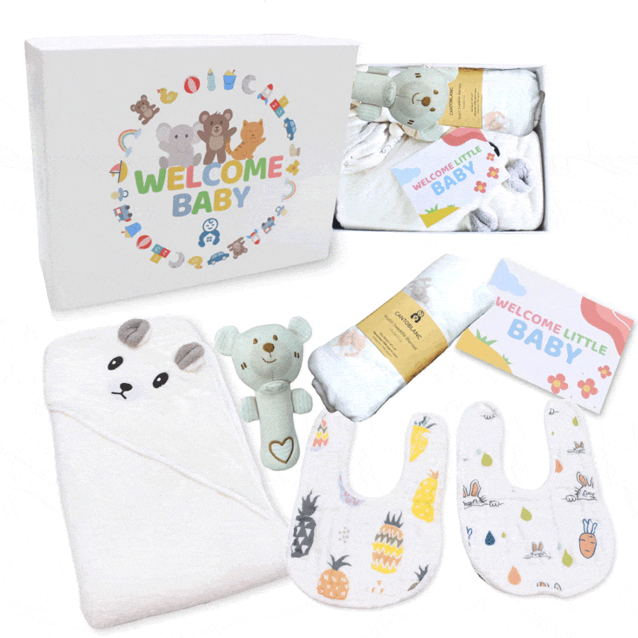 caja set regalo bebe recien nacido niño niña unisex